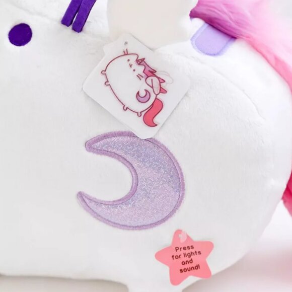 Gund Super Pusheenicorn Plush Stuffed Animal Musical Light-Up Cat 17" NWT $59 - Picture 4 of 10